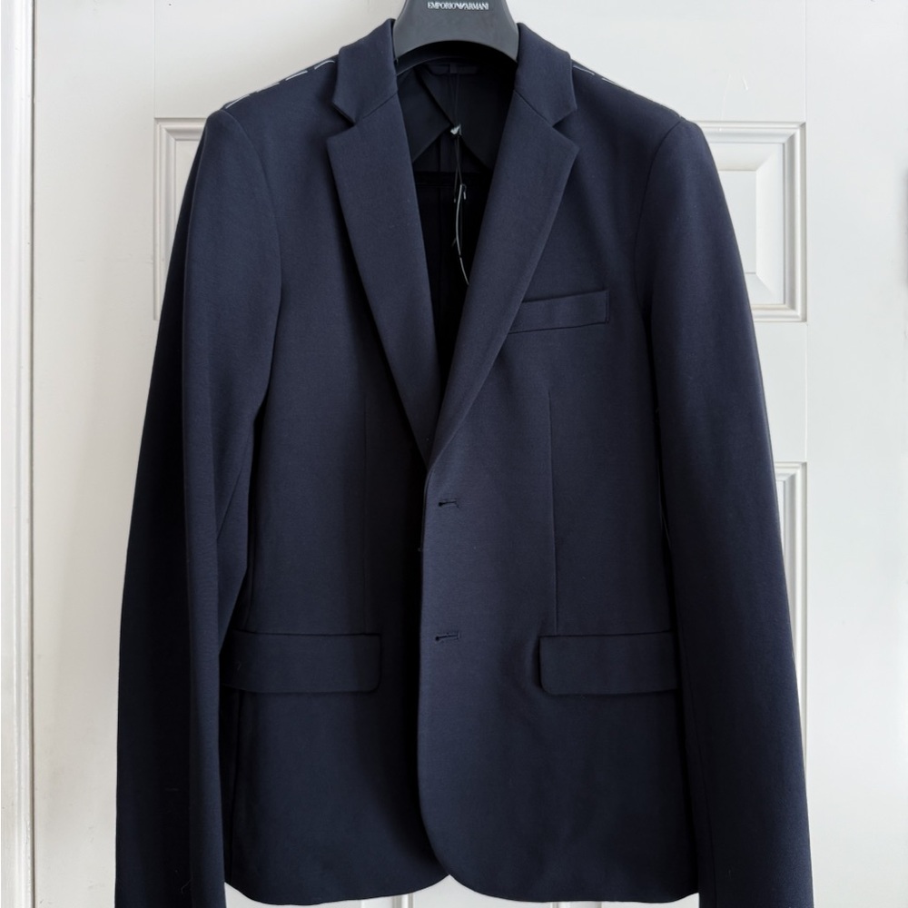 Emporio Armani Blue Sport Coat Slim Fit